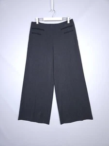 Sarah Pacini Pants Wide Legs Culottes Palazzo Wool size W34 L32 - Picture 1 of 12