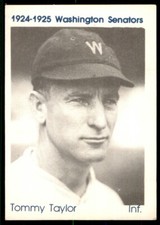 1975 TCMA 1924-1925 - WASHINGTON SENATORS - TOMMY TAYLOR WASHINGTON SENATORS