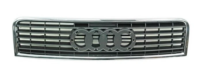 Parrilla central del capó delantero con moldura cromada AUDI A4 B6 2001-2005 Foto 1 de 1
