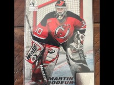 Martin Brodeur PROMO SAMPLE NEW JERSEY DEVILS 1999-00 Pacific Omega #NNO