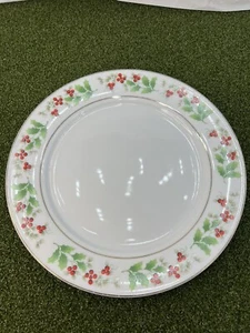 Royal Norfolk WEIHNACHTEN STECHPALME 10" Essteller Stechpalme Beeren Blätter Goldrand - Bild 1 von 7