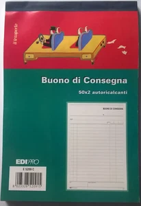 Blocco Buoni di Consegna 23x15cm 50 moduli a due copie autoricalcanti E5209C - Foto 1 di 1