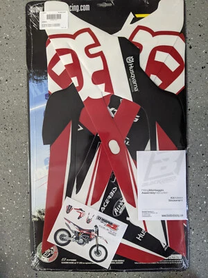 RED BLACKBIRD Sticker Kit HUSQVARNA TC250 TC450 TC510 2005 2006 2007 - Imagem 1 de 4