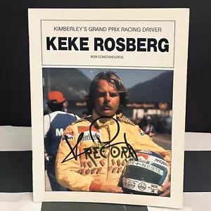 SIGNIERTES KEKE ROSBERG KIMBERLEYS GRAND PRIX RENNFAHRERBUCH 1983 WILLIAMS F1 - Bild 1 von 7