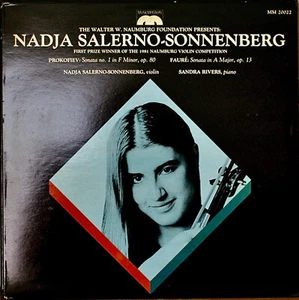 PROKOFIEV/FAURE: Violin Sonatas-M1982LP NADJA SALERNO-SONNENBERG - Imagen 1 de 1