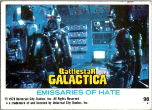 1978 Topps Battlestar Galactica #98 Emissaries of Hate Free Shipping! - Picture 1 of 2
