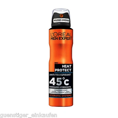 150ml Loreal Men Expert Heat Protect Anti Transpirant Deo Spray 45C Hitzeschutz