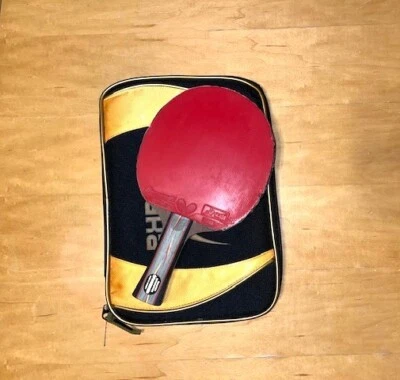 Yasaka Extra Ofensivo 7 Hojas con Butterfly Dignics 05 Gomas ($180) - Usado Foto 1 de 4