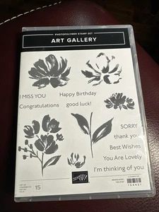 Stampin' Up! Juego de estampillas y troqueles GALERÍA DE ARTE GALERÍA FLORAL - Imagen 1 de 4