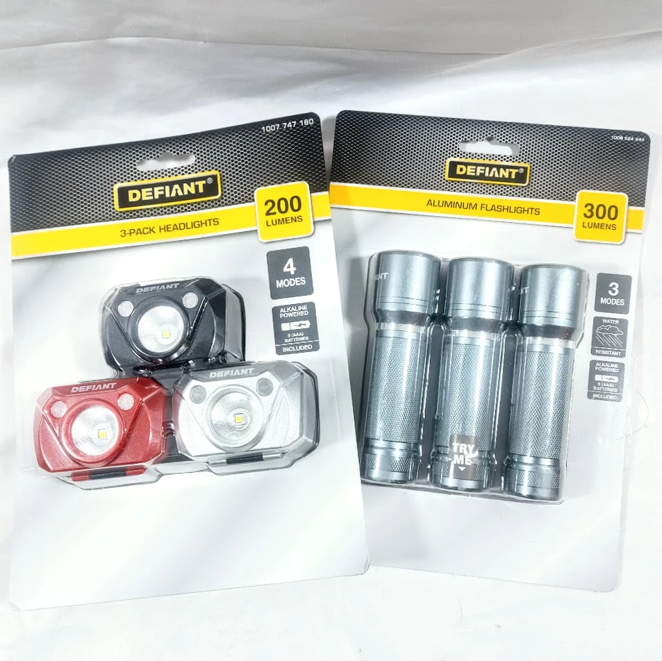 Linternas y faros desafiantes (faros delanteros) - Paquetes de 3. Compra más, ahorra más. Foto 1 de 1