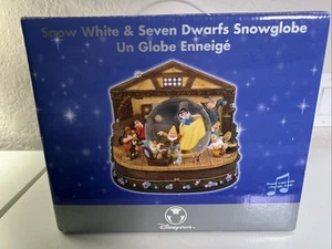 Disney Snow White And The Seven Dwarfs Musical Snow Globe Vintage Retired - Bild 1 von 24