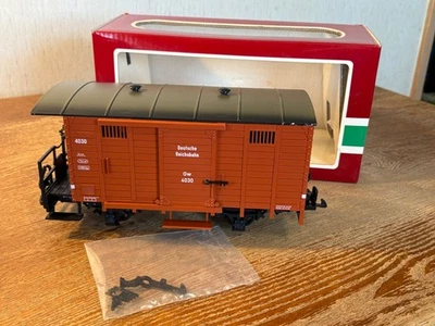 Lehmann LGB #4030 G Scale Deutsche Reichsbahn Freight Wagon/Box Car - Image 1 of 4
