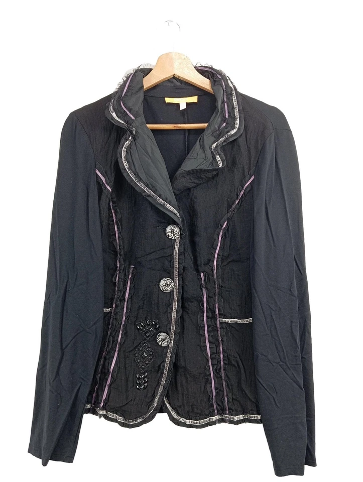 BIBA Strickjacke Damen Strickbekleidung Gr. DE 42 schwarz Casual-Look - Bild 1 von 4