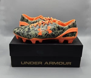 Under Armour Clutchfit CF Force FG ( US Sz 11) Camo/Green/Orange 1258309-972 - Picture 1 of 11