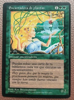 Encantadora a de plantas. Spanish .1995. MTG  Magic the gathering - Image 1 of 4