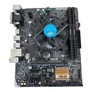 ASUS H110M-A + INTEL I5-6400 CPU + 8GB DDR4 RAM + KÜHLER + IO SHIELD - Bild 1 von 4