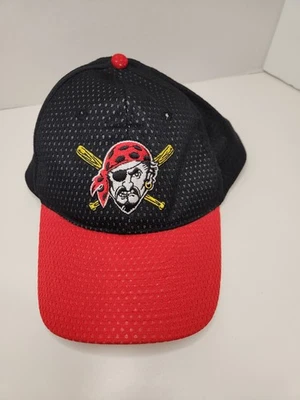 Pittsburgh Pirates Hat Cap Snap Back MLB Baseball Logo Red Bill - Image 1 of 4