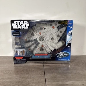 Star Wars Micro Galaxy Squadron Series 1 Millennium Falcon Launch Edition New - Picture 1 of 5