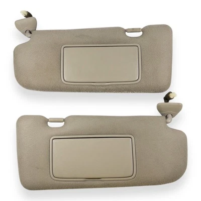 Infiniti G35 2003-2006 conjunto de par de parasoles laterales para conductor y pasajero tela iluminada Foto 1 de 4