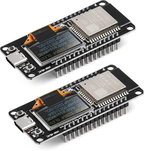 2PCS für ESP32 Entwicklungsplatine mit OLED Display Typ C Dual-Core IOT Board  - Bild 1 von 6