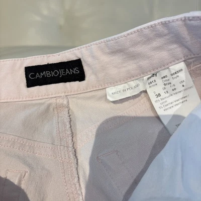 Pantalones de mezclilla Cambio rosa pastel claro mezcla de algodón talla 38- talla europea/8 EE. UU. Foto 1 de 4