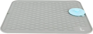 Tappetino Scolapiatti Extra Large in Silicone Con Spugna Multifunzionale, Scolap - Foto 1 di 13