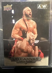 Lance Archer 2022 Aew Oberdeck Leinwandkarte - Bild 1 von 2