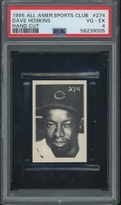 1955 All-American Sports Club #274 Dave Hoskins PSA 4 VG-EX VERY RARE