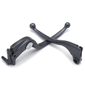 Carbon Brake Clutch Lever For 2007-2012 2009 2010 2011 Kawasaki ZX6R ZX-10R 07-1 - Picture 1 of 7