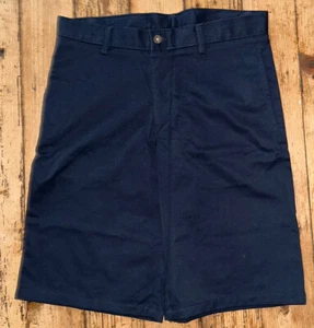 Chaps boys size 16 husky approved school wear navy blue shorts  - Picture 1 of 6
