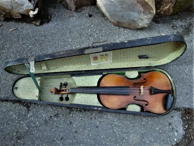 Violin with BRAND STAMP & Zt. - IN ORIGINAL CASE - RARE! - Image 1 of 4