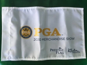 2020  GOLF PIN FLAG  PGA OF AMERICA MERCHANDISE SHOW  PRESTIGE FLAG COMPANY   - Picture 1 of 2