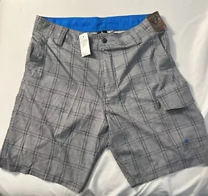 Worior Collection Mens Khaki Cargo Shorts Size M 100% Polyester - Picture 1 of 5