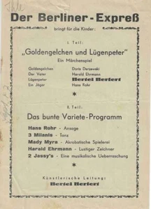 Berlin Sept./Okt 1947 2 Programme Der Berliner-Expreß bringt…. - Bild 1 von 3