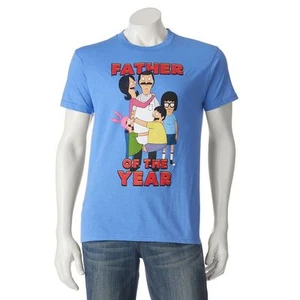 NWT Fox Bob's Burgers Father of the Year Men's Cast Retro T-Shirt - Picture 1 of 2