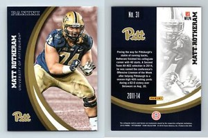 Matt Rotheram #31 Pittsburgh Panthers Collegiate 2016 Panini Trading Card