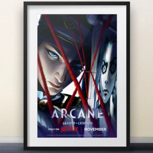 Caitlyn Arcane Poster 11x17" - League Of Legends gaming videogames netflix - Picture 1 of 2