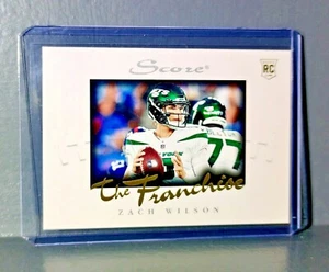 Zach Wilson 2021 Panini NFL Score The Franchise #24 Rookie Card 1/1966 - Picture 1 of 2