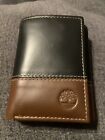 Timberland D77221 Trifold Leather Wallet - Black/Brown