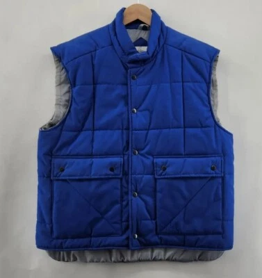 Northwest Territory GORPCORE Plumón Azul Cremallera Completa Chaleco Chaqueta Para Hombre Grande L Foto 1 de 4