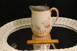 ANTIKER C BROS STAFFORDSHIRE ENGLAND KRUG MIT EINZIGARTIGEM DECKEL MUSEALE QUALITÄT? - Bild 1 von 10