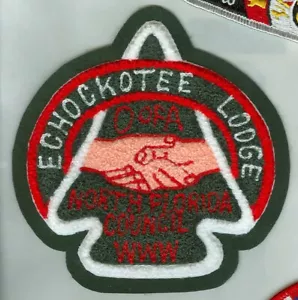 Echockotee Lodge 200 C-2 chenille patch - Picture 1 of 1