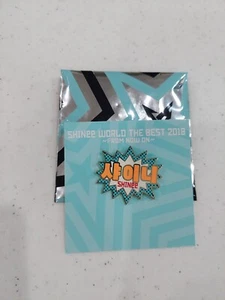 NUOVO BADGE SPILLA MONDIALE SHINee 2018 ufficiale Giappone il meglio da ora con nome coreano - Foto 1 di 7