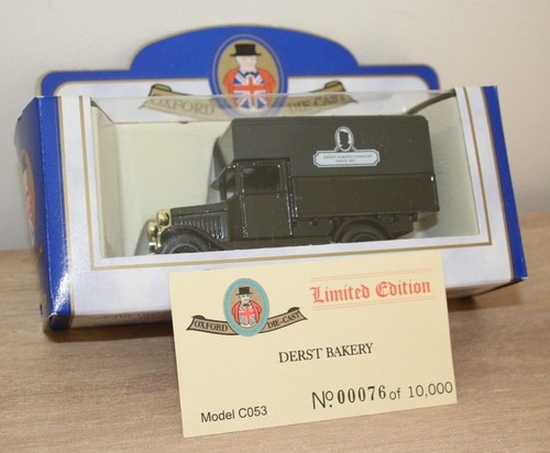 VANS Oxford Diecast Chevrolet Van C053 Derst Bakery