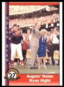 1993 Pacific Texas Express Angels' Nolan Ryan Night Baseball Cards #243