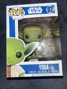 Funko Pop! Star Wars: Yoda (Blue Box - 1st Release) #02 - Picture 1 of 6