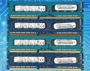 16GB (4x4GB) PC3L-12800E DDR3-1600MHz 2Rx8 ECC Hynix HMT351U7EFR8A-PB - Picture 1 of 2