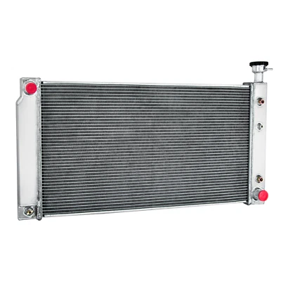 4-Core Aluminum Radiator For 2003-05 04 Chevy Express 1500 2500 GMC Savana 4.3L - Imagem 1 de 4