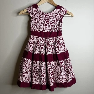Janie and Jack Major Style Floral Tiered Dress Girls Size 5 - Picture 1 of 11