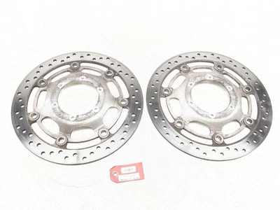 03-10 Juego de rotor de freno delantero izquierdo y derecho Honda ST1300 parada de disco Foto 1 de 4